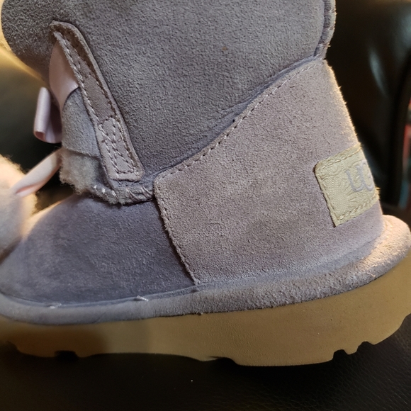 UGG girls boots for kids Gita Boots Sheepskin Size 10us Pom Pom Pink 1017403t - Picture 5 of 6